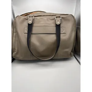 Taupe Laptop Bag with Sophisticated Design thumbnail 3