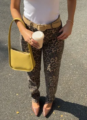 Lioness Leopard Cheetah Jeans thumbnail 1