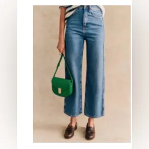 Sézane Le Crop Denim Blue thumbnail 2