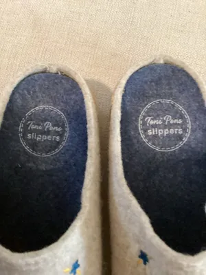 TONI PONS DELI-EF FELT SLIPPERS FOR WOMEN WITH FLOWERS, size EU37/US7, NWOT thumbnail 11