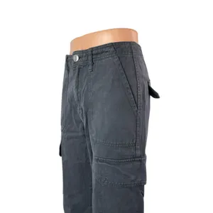 Zara Women's Black High Waisted Wide Leg Utility Cargo Trousers Pants Size 4 thumbnail 4