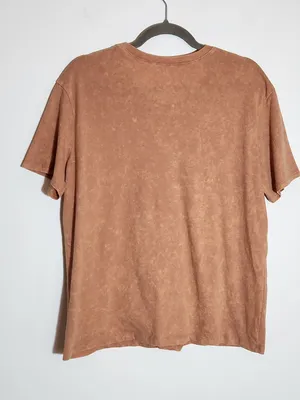 The Rolling Stones Tan Mineral Wash Graphic Tee Size Medium thumbnail 3