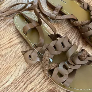 Pilcro Anthropologie NWOT Tie-Up Strappy Sandals Leather Size 7 thumbnail 9