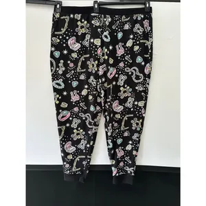 Cuddl Duds Sweater Knit Pajama Set NEW Long Sleeve Pants XXL Black Diamond Jewel thumbnail 6