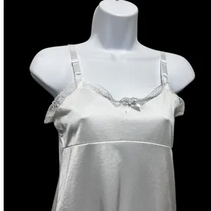 SC‎ Collection Women Babydoll Slip Dress 10 White Satin Lace Romantic Lingerie thumbnail 5