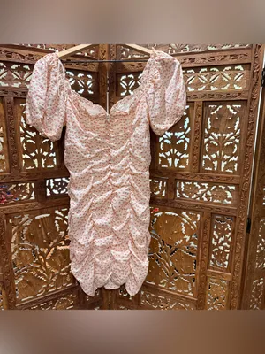 ASTR the Label Cinched Sweetheart Mini Dress thumbnail 8