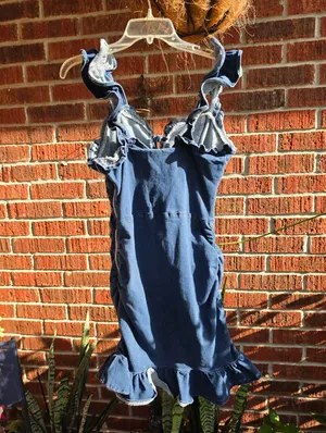 Denim Minidress Large thumbnail 10