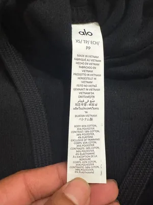 Alo Yoga Black Accolade Hoodie XS thumbnail 5