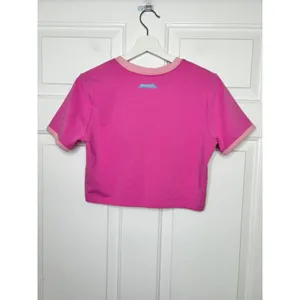 Nike Japan Cropped Pink French Bulldog‎ Graphic Tee XL thumbnail 4