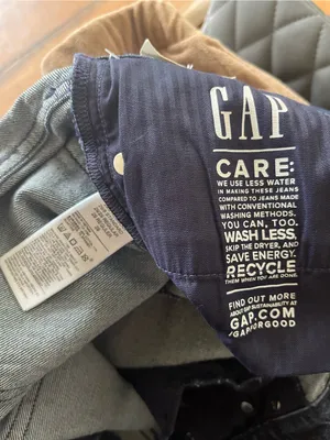 GAP Jeans Womens 29 Blue 90s Straight Low Rise Dark Wash Minimalist Capsule NWT thumbnail 6
