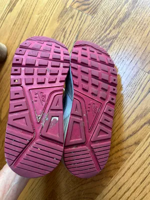 Nike air sneakers silver and pink thumbnail 4