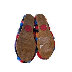 Ugg Woman'S Fluff Yeah‎ Slide Cali Collage Red Size 6/ 1118164/ Authentic thumbnail 10