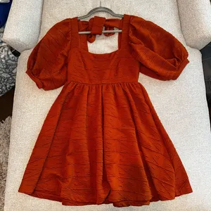 Free People Violet Mini Dress Brandy Color Size XS thumbnail 1