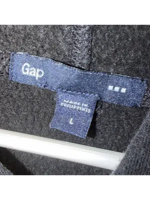 Gap Black Logo Pullover Hoodie Women’s L thumbnail 4