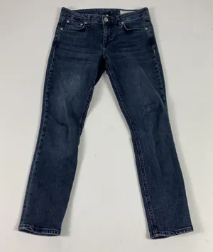 Rag & Bone Cate Mid-Rise Ankle Skinny Jeans Womens 25 Blue Medium Wash Denim‎ thumbnail 1