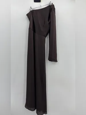 Sachin & Babi One Shoulder Keely Gown in‎ Brown thumbnail 4