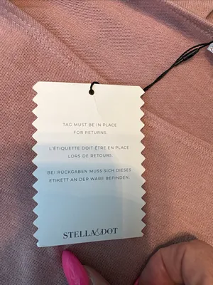 Stella & Dot Dusty Rose Boatneck Tunic Top thumbnail 10