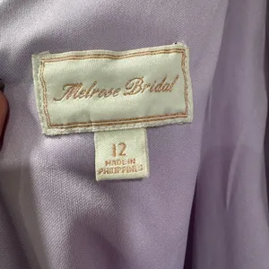 Melrose Bridal Purple Dress Size 12 thumbnail 7