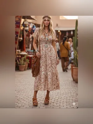 Free people Ellie Printed Maxi Dress thumbnail 3