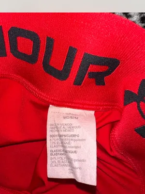 Under Armour Women’s Red Athletic Compression Shorts thumbnail 4