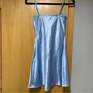 Princess Polly Light Blue Effie Mini Dress - Size 4 thumbnail 2