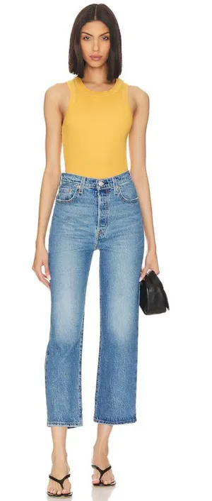 LEVI’S Ribcage Straight Ankle Jeans size‎ 24 High Rise thumbnail 1