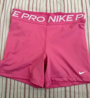 Nike Women's Bright Pink Pro Compression Bike Shorts thumbnail 1