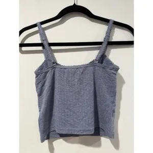 Edikted Crop Tank Top XS Cotton Stretch Y2K Babydoll Coquette Travel Concert thumbnail 2