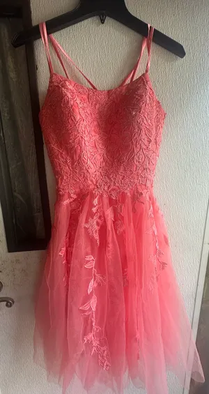 homecoming dress Pink thumbnail 1