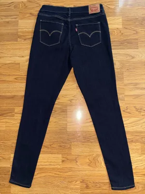 Levi’s Mid Rise Skinny Jeans Women’s Waist Size 30 Length 30 Dark Blue Wash READ thumbnail 2