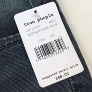 NWT Free People Universal Boyfriend Jeans 29 thumbnail 10