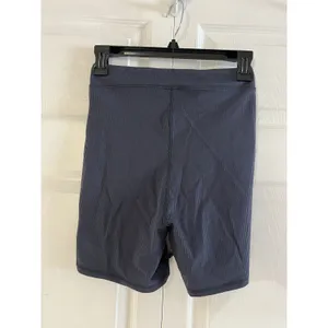 For Love & Lemons Chloe Midnight Blue Waist Strap Ribbed‎ Bike Shorts S thumbnail 9