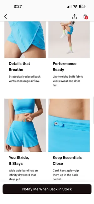 Lululemon Speed Up 2.5" Low-Rise Shorts thumbnail 11