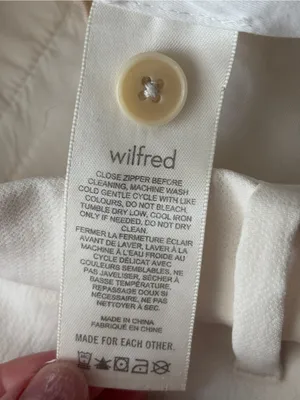 Wilfred Aritzia Cream Effortless Pant Size 2 thumbnail 3