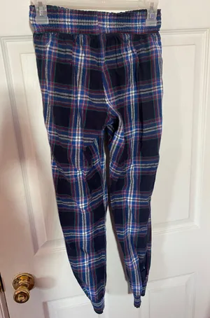Garage Blue Plaid Pajama Pants thumbnail 2