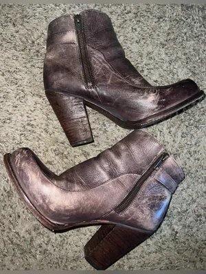 Bed Stu Isla Ankle Boot Distressed Rustic Rodeo Coastal Festival block heel W 8 thumbnail 6