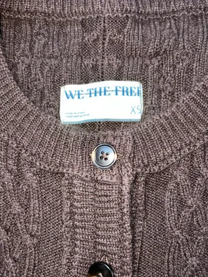 Free People Brown Cardigan thumbnail 3