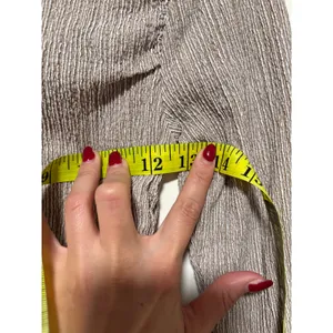 Zara Taupe Ruched Long Sleeve Off Shoulder Top M thumbnail 5