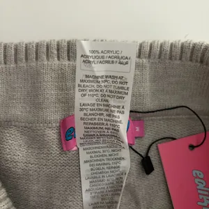 NWT! Edikted Gray Knit Flare Pants thumbnail 6