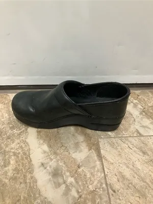 Dansko Professional Black Leather Clogs 7.5 thumbnail 4