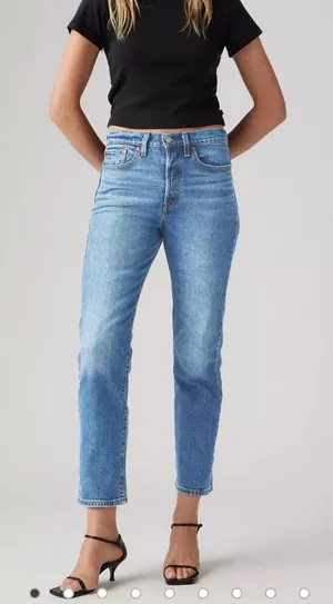 Levi's Wedge Straight Blue Women's Jeans thumbnail 1