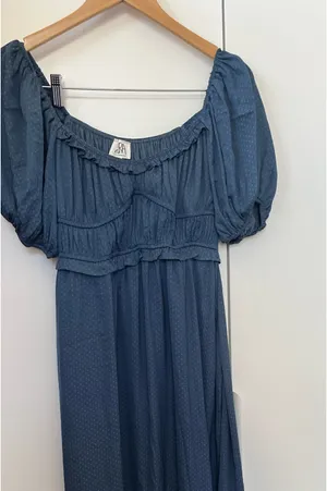 dRA Los Angeles Blue Midi Boho Dress thumbnail 4