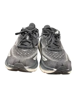 Hoka One Clifton 9 wms black white walking running sneakers sz 8.5B SKU 10-365 thumbnail 12