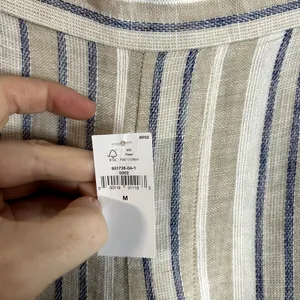 Banana Republic Martin Fit Linen Blend Wide Leg Pants Womens Size Medium NWT thumbnail 2