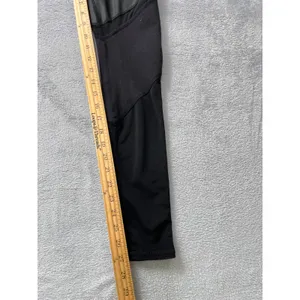 Alo Yoga Black Mesh Panel Leggings Women's XS High‎ Rise Sculpt Nylon Spandex thumbnail 9