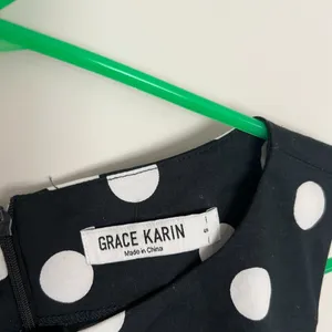 Grace Karin small black‎ polka dot dress thumbnail 5