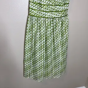 Y2K Dress‎ Midi Polka Stripe Whimsical Fairy Preppy 14 Cute Retro 50s Trad Wife thumbnail 4