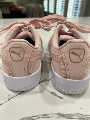 Pink Puma Sneakers w Ruffle details. size 7 thumbnail 2