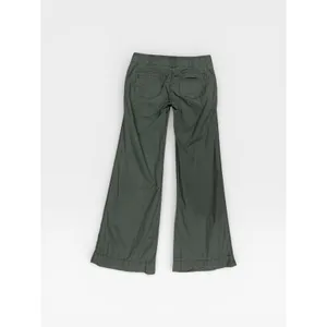 The Limited Lowrise Boho Flare Wide-leg Cotton Khaki Pants thumbnail 6