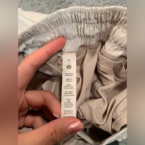 Lululemon white shorts 4 thumbnail 8
